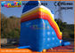 Blue Color Giant Outdoor Inflatable Water Slides Fire Resistance